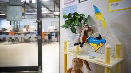 FILE PHOTO: Emergency accommodation for refugees at the former Tegel airport in Berlin, Germany.