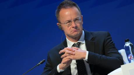 Hungarian Foreign Minister Peter Szijjarto.