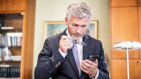 Ukrainian diplomat Andrey Melnik, Berlin, Germany, October 12, 2022.