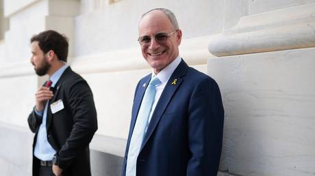 Israeli Ambassador to the US Yechiel Leiter, the Capitol in Washington, DC, June 25, 2025.