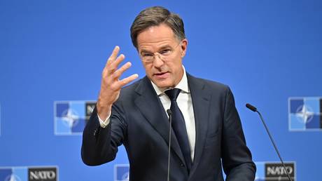 NATO Secretary General Mark Rutte, Brussels, Belgium, September 23, 2025.