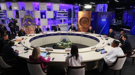 The Global Atomic Forum in Moscow, Russia, September 25, 2025.