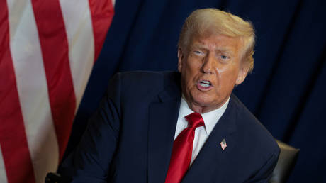 US President Donald Trump at the UN headquarters in New York, US, September 23, 2025.