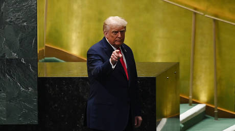 FILE PHOTO: US President Donald Trump.