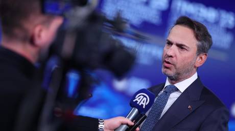 Turkish Energy and Natural Resources Minister, Alparslan Bayraktar.