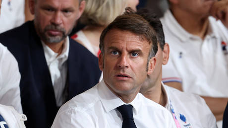 FILE PHOTO: French President Emmanuel Macron.