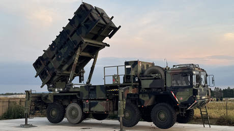 FILE PHOTO: A Patriot air defense system.