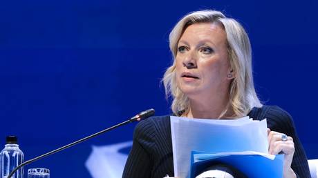 Russian Foreign Ministry's spokeswoman Maria Zakharova.
