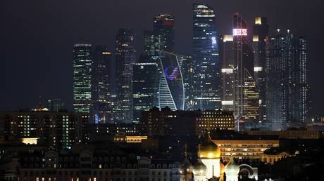 The Moscow City International Business Center.