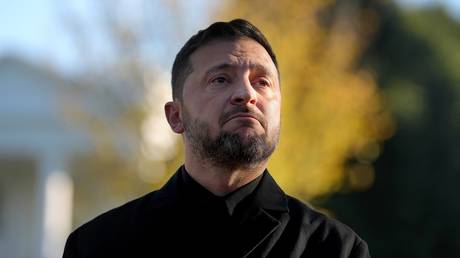 Ukraine’s Vladimir Zelensky, Washington, DC, October 17, 2025.