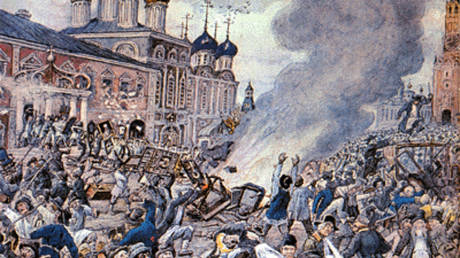 'The Plague Riot' by Ernest Lissner