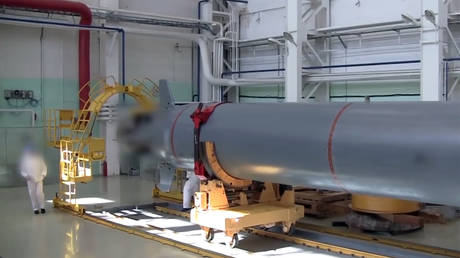 FILE PHOTO: The development of the Poseidon underwater drone.