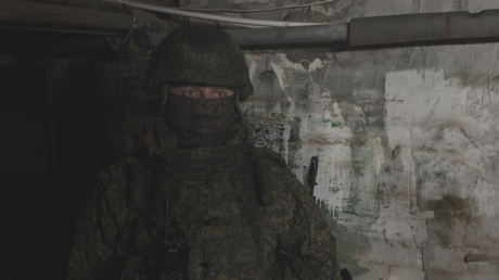 The commander of the Russian 121st Regiment of the 68th Motorized Rifle Division, call sign Lavrik.