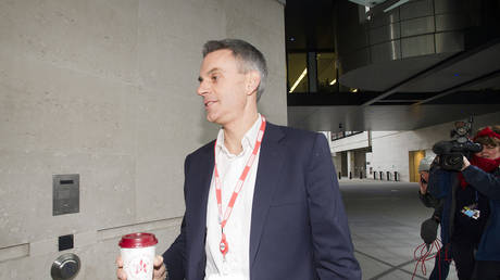 FILE PHOTO: BBC Director General Tim Davie.