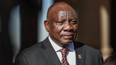 South African President, Cyril Ramaphosa.