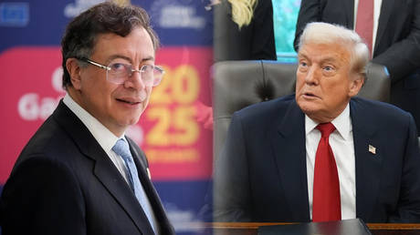 RT composite: Colombian President Gustavo Petro(L);US President Donald Trump(R).