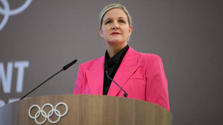 International Olympic Committee President Kirsty Coventry