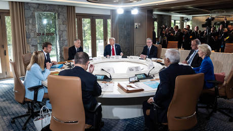 FILE PHOTO. A meeting of G7 leaders.