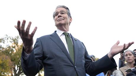 FILE PHOTO: US Treasury Secretary Scott Bessent.