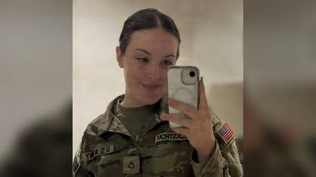 US Army Specialist Sarah Beckstrom.