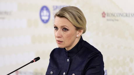 Russian Foreign Ministry spokeswoman Maria Zakharova.