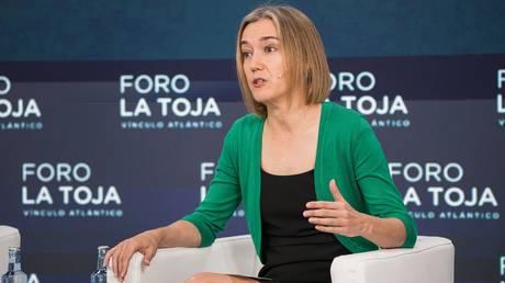 Former US National Security Council member Amanda Sloat, Spain, October 3, 2025.