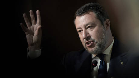 Italian Deputy Prime Minister Matteo Salvini.