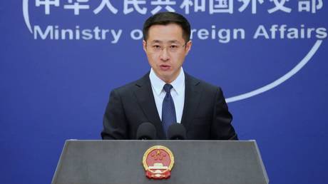 China's Foreign Ministry spokesman Lin Jian.