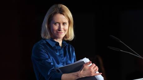 EU foreign policy chief Kaja Kallas, Berlin, Germany March 28, 2025.