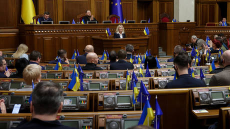 FILE PHOTO: Ukrainian parliament, Kiev, Ukraine, February 6, 2024.