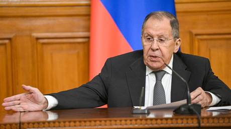 Russian Foreign Minister Sergey Lavrov.