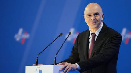 FILE PHOTO: Russian Minister of Finance Anton Siluanov.